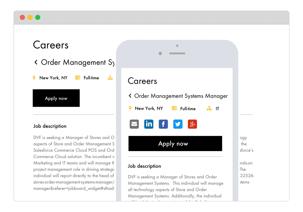 Branded Careers Page
